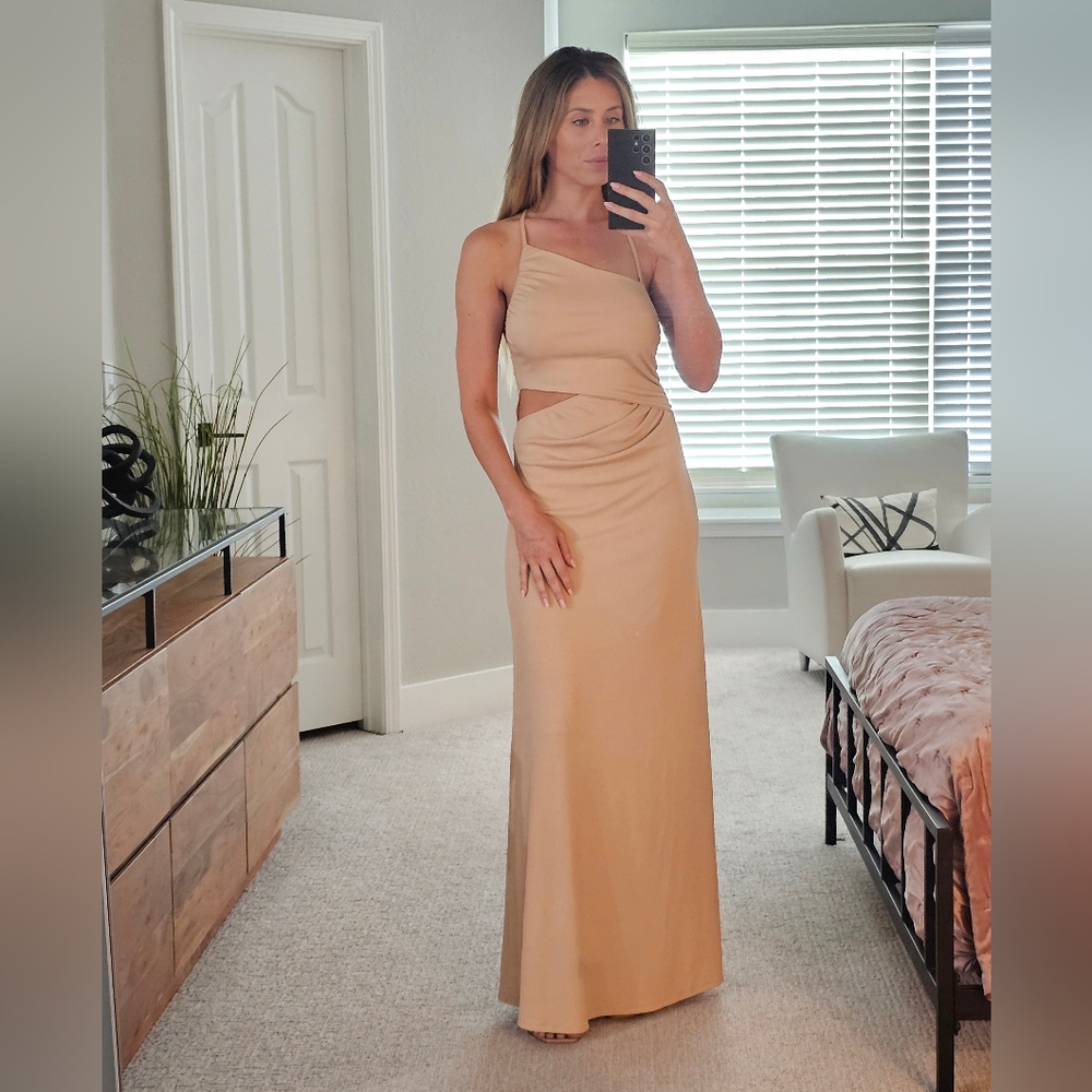 Asymmetrical Maxi Dress S